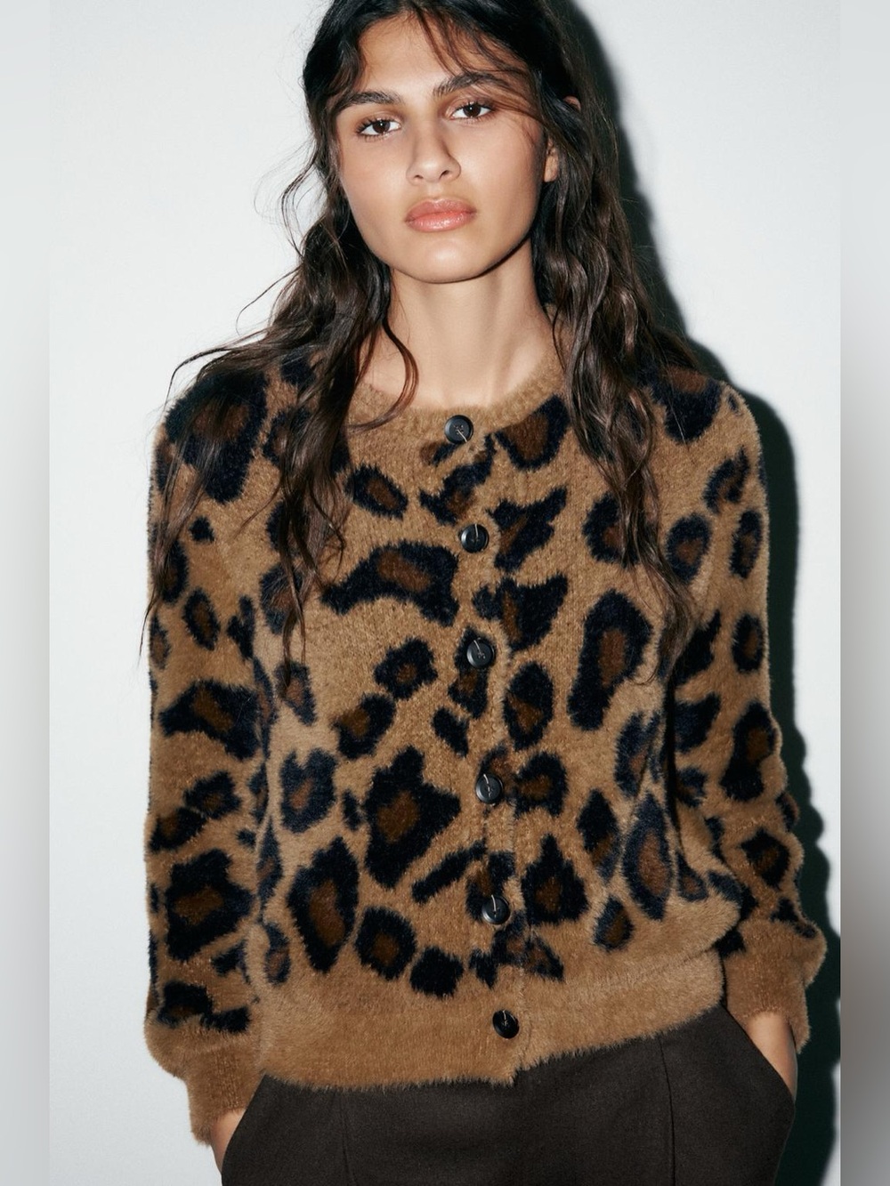 ZARA Leopard Cardigan, NWT - Picture 3 of 16